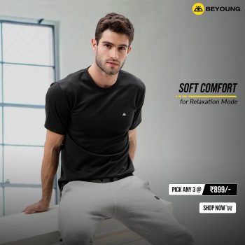 shop active t shirts for men online at Beyoung