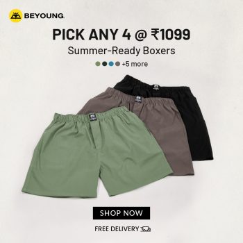 shop cotton boxers for men online at Beyoung