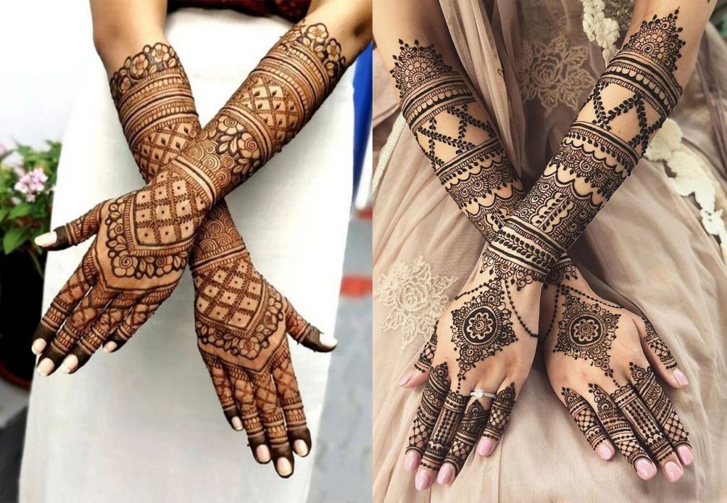 Elaborate Back Hand Mehndi Designs