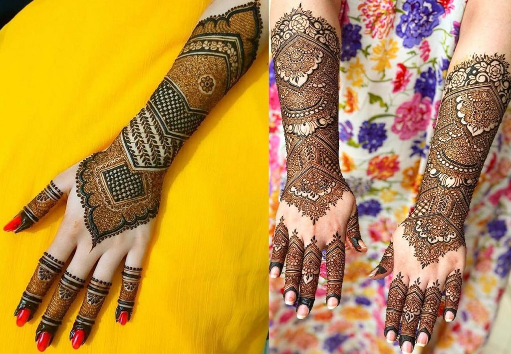 Pakistani Back Hand Mehndi Pattern