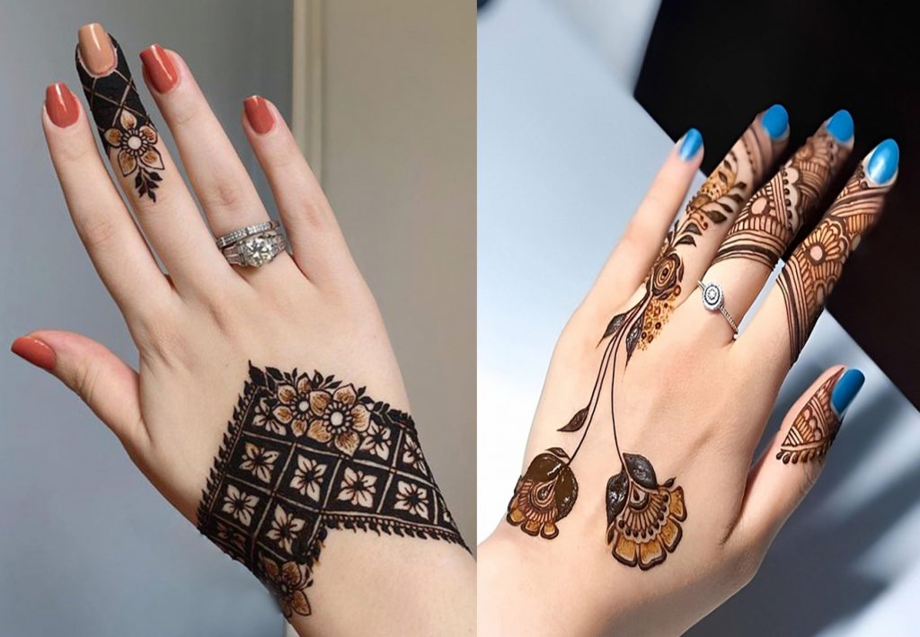 Simple Back Hand Mehndi Design
