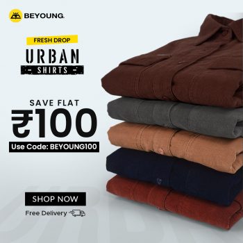 explore urban shirts for men online at Beyoung